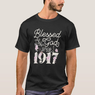 Camiseta Bendecida por Dios desde 1917