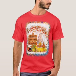 Camiseta Bendecida Por Ser Llamada Abuela Gnome Cae En Otoñ