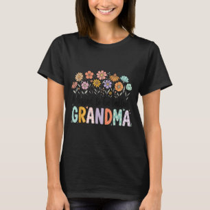 Camiseta Bendecida por ser llamada flores de abuela día de