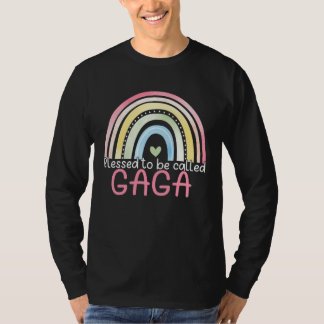 Camiseta Bendecida por ser llamada Gaga Arcoíris Día de la