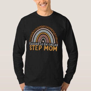 Camiseta Bendecida por ser llamada Madrastra Leopardo Arcoí