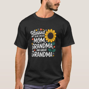 Camiseta Bendecida por ser llamada Mamá Abuela Bisabuela