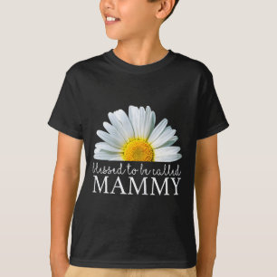 Camiseta Bendecida por ser llamada mamá flor de margarita d