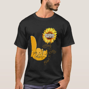 Camiseta Bendecida por ser llamada Mami Girasol Polilla de 