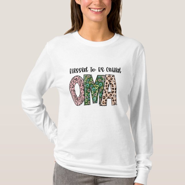Camiseta "Bendecida por ser llamada OMA (Anverso)