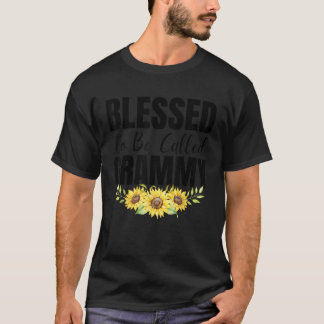 Camiseta Bendecidas Por Ser Llamadas Grammy Women Floral Cu