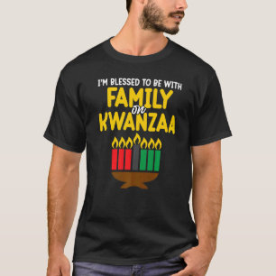 Camiseta Bendecido De Estar Con La Familia En El Mes Africa