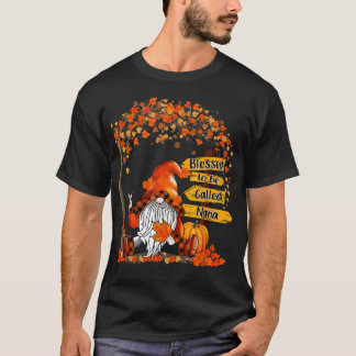 Camiseta Bendecido De Ser Llamado Nana Gnome Caída Otoño Gr