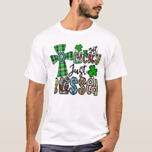 Camiseta Bendecido, el Día de San Patricio Cristiano