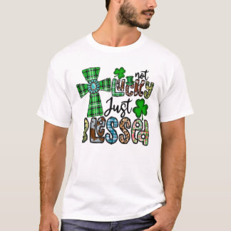 Camiseta Bendecido, el Día de San Patricio Cristiano