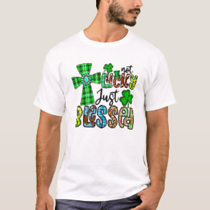Camiseta Bendecido, el Día de San Patricio Cristiano