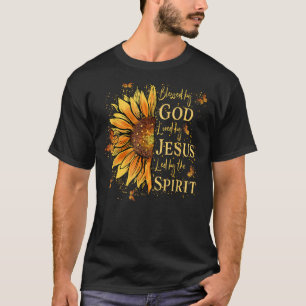 Camiseta Bendecido Por Dios - Amado Por Jesús, Girasol 1