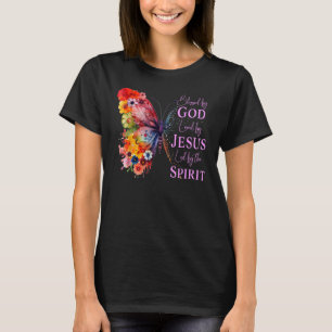 Camiseta Bendecido Por Dios - Amado Por Jesús Mariposa