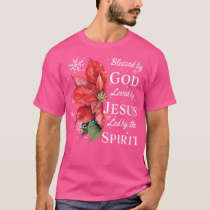 Camiseta Bendecido Por Dios - Amado Por Jesús Navidades Api