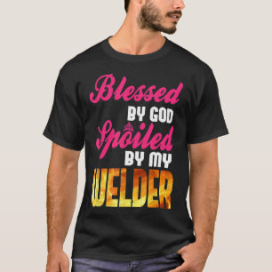 Camiseta Bendecido Por Dios Malogrado Por Welder Funny Weld