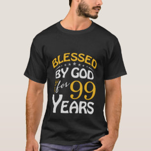 Camiseta Bendecido Por Dios Para 99 Feliz 99