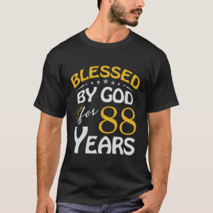 Camiseta Bendecido Por Dios Por 88 Feliz 88