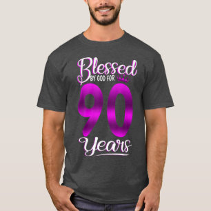 Camiseta Bendecido por Dios por el regalo de cumpleaños núm