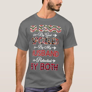 Camiseta Bendecido Por Dios Que Mi Esposo Está Protegido Po