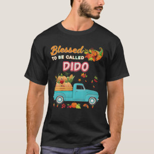 Camiseta Bendecido Por Ser Llamado Dido Pumpkin Truck Thank