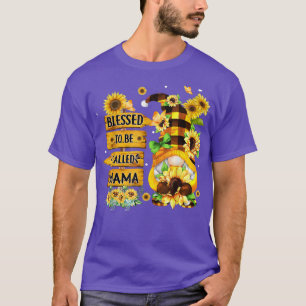 Camiseta Bendecido Por Ser Llamado Mama Fall Gnome Sunflowe