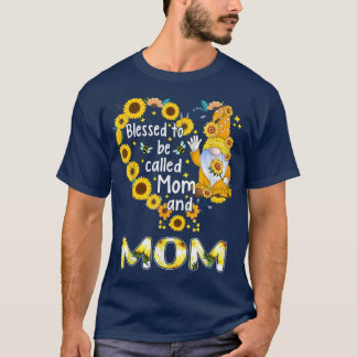 Camiseta Bendecido por ser llamado mamá y mamá caen Gnome S