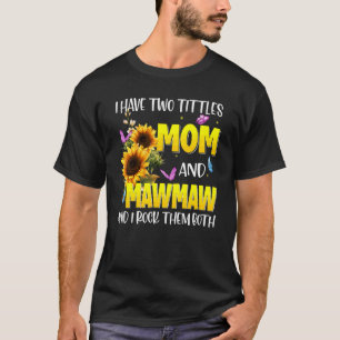 Camiseta Bendecido Por Ser Llamado Mawmaw Sunflower Mawmaw