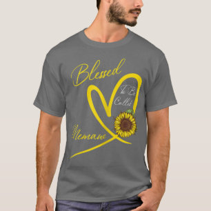 Camiseta Bendecido Por Ser Llamado Memaw Sunflower Heart 