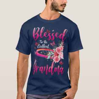 Camiseta Bendecido Ser Llamado Moda De Flor De Mariposa De 