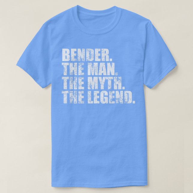 Camiseta BenderBender apellido Bender apellido Bender S (Diseño del anverso)