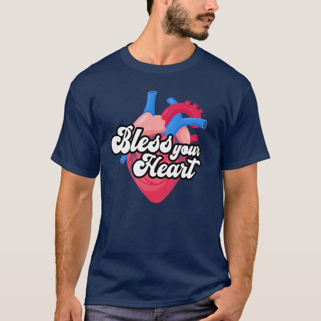 Camiseta Bendice tu corazón (Anverso)
