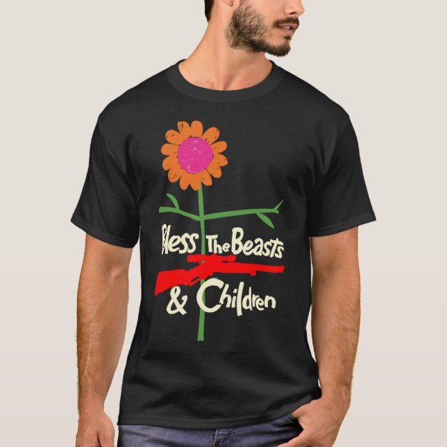Camiseta Bendición a las bestias y niños TÍTULO esencial T- (Anverso)