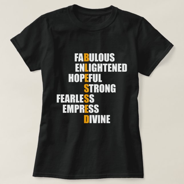 Camiseta Bendición - Afirmación (Diseño del anverso)