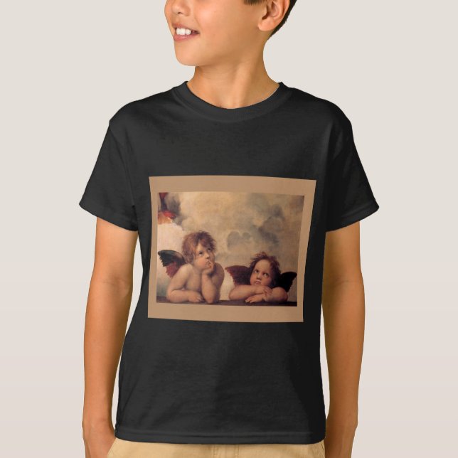 Camiseta Bendición de la fe de Raphael de la fe del ángel (Anverso)