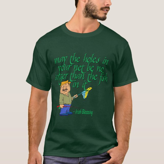 Camiseta Bendición de la pesca irlandesa (Anverso)