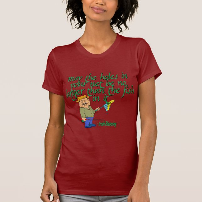Camiseta Bendición de la pesca irlandesa (Anverso)