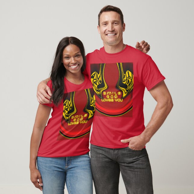 Camiseta Bendición desde arriba: El saludo espiritual del a (Unisexo)