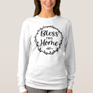 Camiseta Bendición esta cita cristiana casera