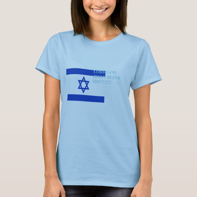 Camiseta Bendición Israel IDF (Anverso)