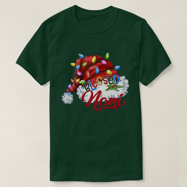 Camiseta Bendición para las mujeres de la luz de navidad de (Diseño del anverso)