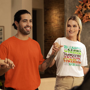 Camiseta Bendición y Escritura de Acción de Gracias