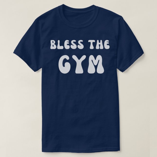 Camiseta Bendiciones al gimnasio, ropa deportiva (Diseño del anverso)