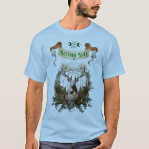 Camiseta Bendiciones al solsticio de invierno Yule Stag