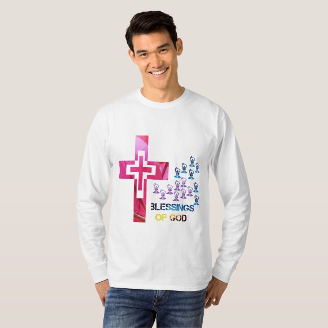 Camiseta bendiciones de Dios (Anverso completo)