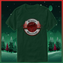 Bendiciones de invierno, placa de alce