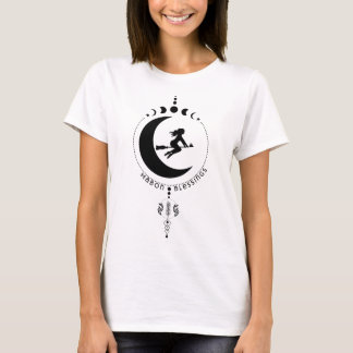 Camiseta Bendiciones de Mabon, bruja, luna, trigo
