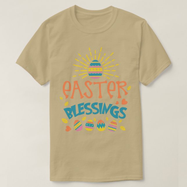 Camiseta Bendiciones de Pascua (Diseño del anverso)