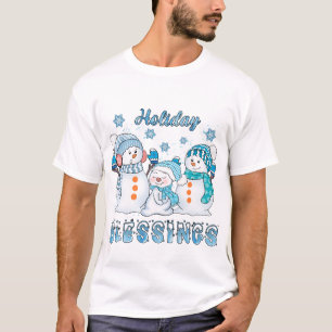 Camiseta Bendiciones de vacaciones de las escarcha