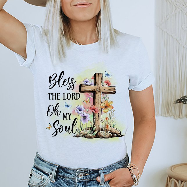 Camiseta Bendiciones El Señor Religioso Cristiano Fe (Religious Quote Tee )
