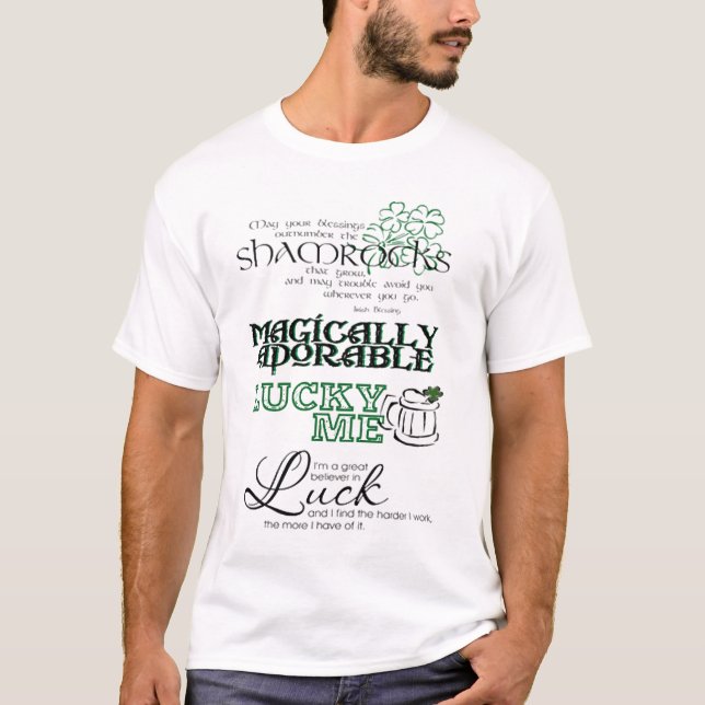 Camiseta Bendiciones irlandesas (Anverso)